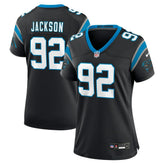 Cam Jackson Carolina Panthers Women's Team Game Jersey - Black Jerseys