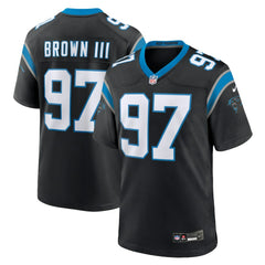Bobby Brown III Carolina Panthers Team Game Jersey - Black Jerseys