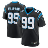 Tershawn Wharton Carolina Panthers Team Game Jersey - Black Jerseys