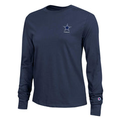 Dallas Cowboys Champion Women's Core Long-Sleeve T-Shirt - Navy T-shirts