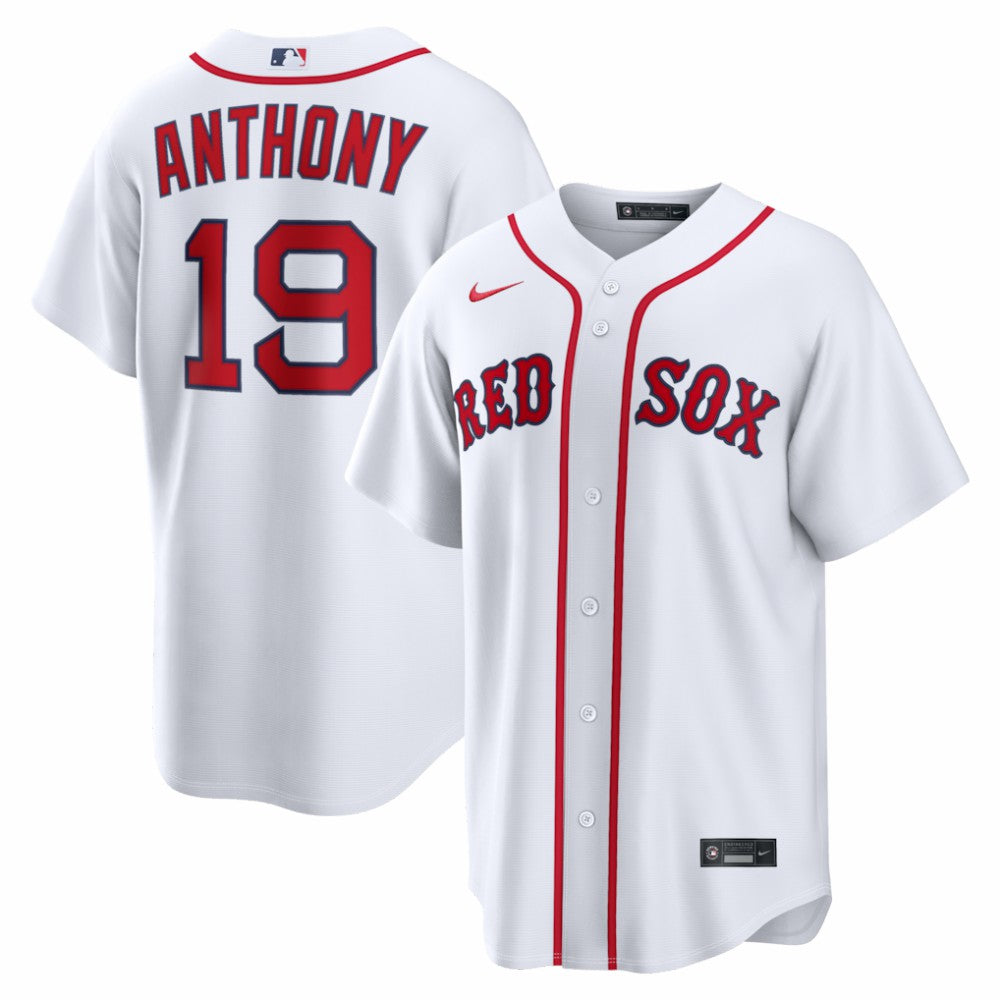 Roman Anthony Boston Red Sox Nike Home Replica Jersey - White Jerseys