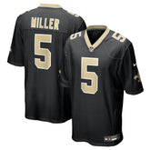 Kendre Miller New Orleans Saints Team Game Jersey - Black Jerseys