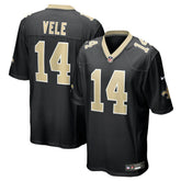 Devaughn Vele New Orleans Saints Team Game Jersey - Black Jerseys