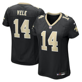 Devaughn Vele New Orleans Saints Women's Team Game Jersey - Black Jerseys