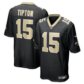 Mason Tipton New Orleans Saints Team Game Jersey - Black Jerseys
