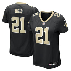 Justin Reid New Orleans Saints Women's Team Game Jersey - Black Jerseys