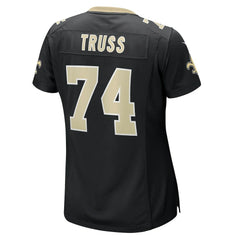 Xavier Truss New Orleans Saints Women's Team Game Jersey - Black Jerseys