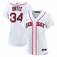 David Ortiz Boston Red Sox Nike Women's Home Replica Player Jersey - White Jerseys