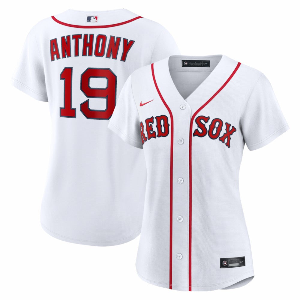 Roman Anthony Boston Red Sox Nike Women's Home Replica Player Jersey - White Jerseys