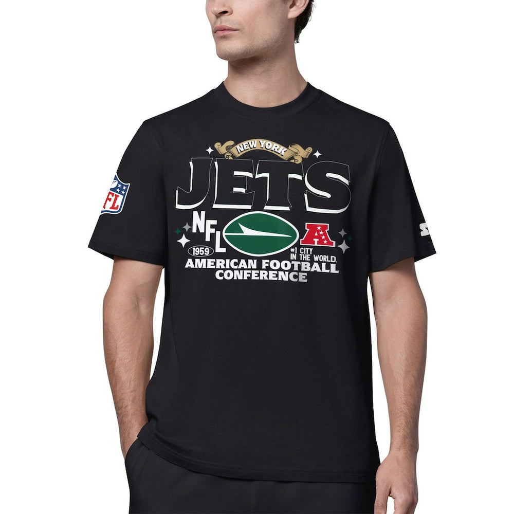 New York Jets Starter AFC T-Shirt - Black T-shirts