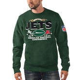 New York Jets Starter AFC Classic Fleece Sweatshirt - Green Sweatshirts