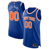 New York Knicks Authentic Custom Jersey Icon Edition Blue - Nike outlet