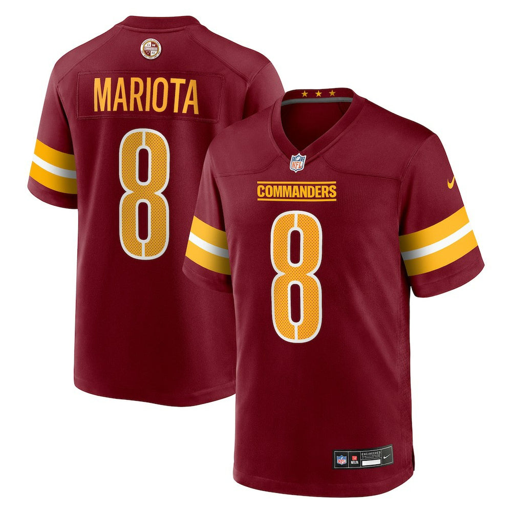 Marcus Mariota Washington Commanders Team Game Jersey - Burgundy Jerseys