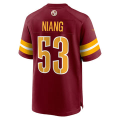 Lucas Niang Washington Commanders Team Game Jersey - Burgundy Jerseys