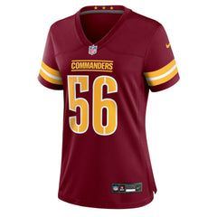 Kain Medrano Washington Commanders Women's Team Game Jersey - Burgundy Jerseys