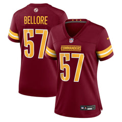 Nick Bellore Washington Commanders Women's Team Game Jersey - Burgundy Jerseys