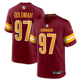Eddie Goldman Washington Commanders Team Game Jersey - Burgundy Jerseys