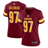Eddie Goldman Washington Commanders Women's Team Game Jersey - Burgundy Jerseys