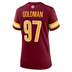 Eddie Goldman Washington Commanders Women's Team Game Jersey - Burgundy Jerseys