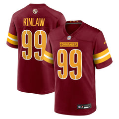 Javon Kinlaw Washington Commanders Team Game Jersey - Burgundy Jerseys