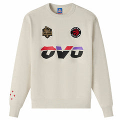 Toronto Raptors OVO x NBA Fleece Sweatshirt Natural