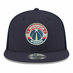 Washington Wizards Core Logo Meshback 9FIFTY Snapback Hat Navy - New Era