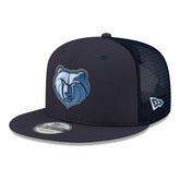 Memphis Grizzlies Core Logo Meshback 9FIFTY Snapback Hat Navy - New Era