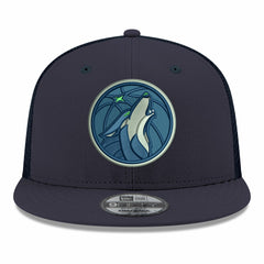 Minnesota Timberwolves Core Logo Meshback 9FIFTY Snapback Hat Navy - New Era outlet