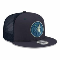 Minnesota Timberwolves Core Logo Meshback 9FIFTY Snapback Hat Navy - New Era outlet