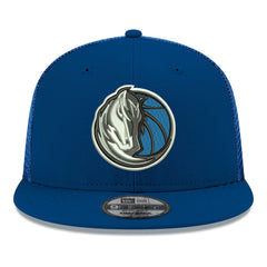 Dallas Mavericks Core Logo Meshback 9FIFTY Snapback Hat Navy - New Era