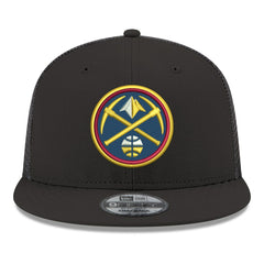 Denver Nuggets Core Logo Meshback 9FIFTY Snapback Hat Black - New Era