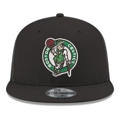 Boston Celtics Core Logo Meshback 9FIFTY Snapback Hat Black - New Era