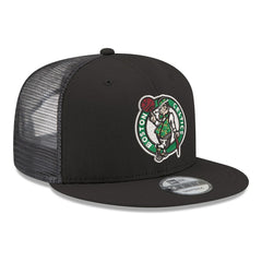 Boston Celtics Core Logo Meshback 9FIFTY Snapback Hat Black - New Era