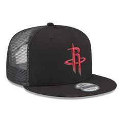 Houston Rockets Core Logo Meshback 9FIFTY Snapback Hat Black - New Era outlet