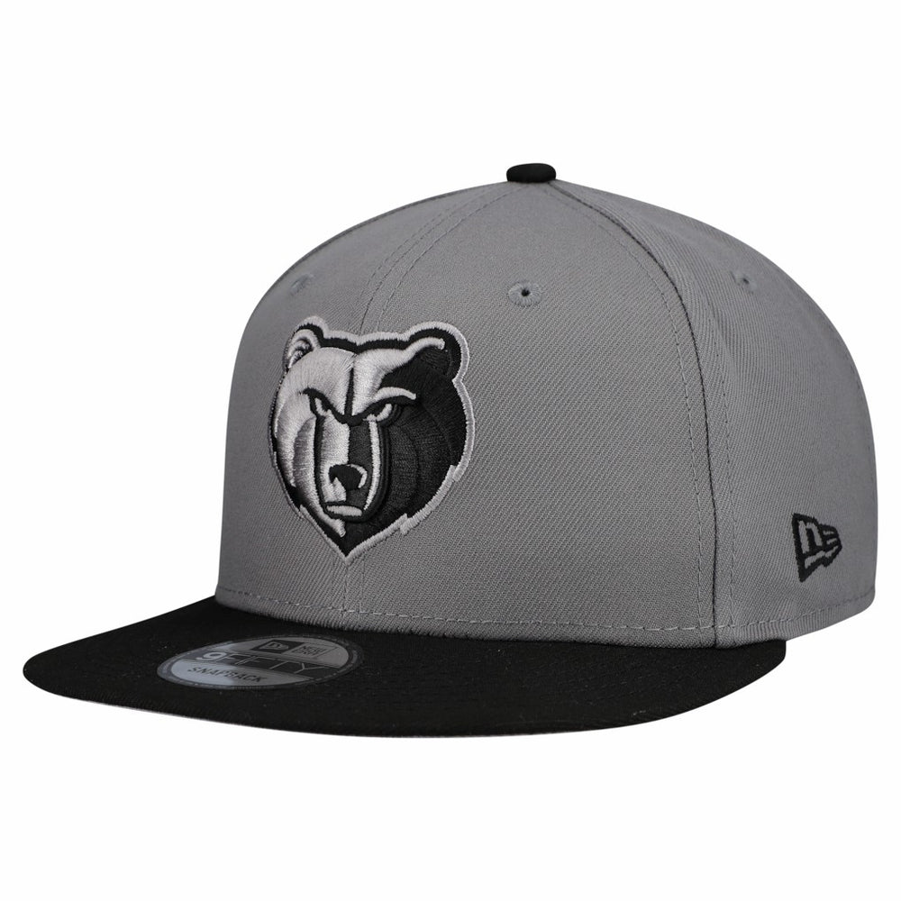 Memphis Grizzlies Core Logo Storm Gray Two-Tone 9FIFTY Snapback Hat Gray - New Era