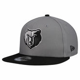 Memphis Grizzlies Core Logo Storm Gray Two-Tone 9FIFTY Snapback Hat Gray - New Era