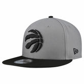 Toronto Raptors Core Logo Storm Gray Two-Tone 9FIFTY Snapback Hat Gray - New Era