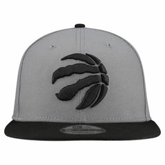 Toronto Raptors Core Logo Storm Gray Two-Tone 9FIFTY Snapback Hat Gray - New Era