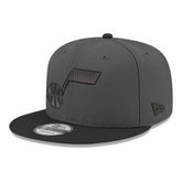 Utah Jazz Logo 2-Tone 9FIFTY Snapback Hat Gray/Black - New Era