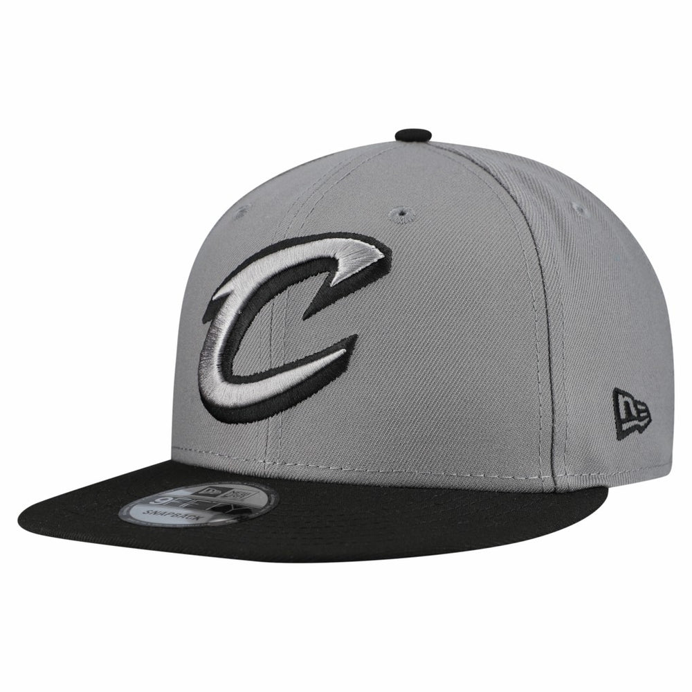Cleveland Cavaliers Core Logo Storm Gray Two-Tone 9FIFTY Snapback Hat Gray - New Era