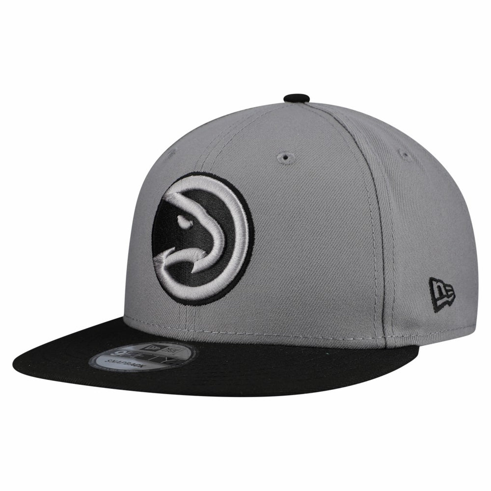 Atlanta Hawks Core Logo Storm Gray Two-Tone 9FIFTY Snapback Hat Gray - New Era