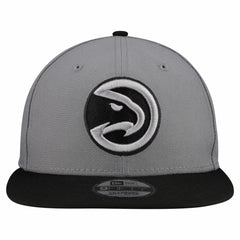 Atlanta Hawks Core Logo Storm Gray Two-Tone 9FIFTY Snapback Hat Gray - New Era