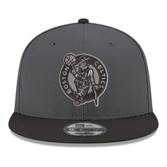 Boston Celtics Logo 2-Tone 9FIFTY Snapback Hat Gray/Black - New Era
