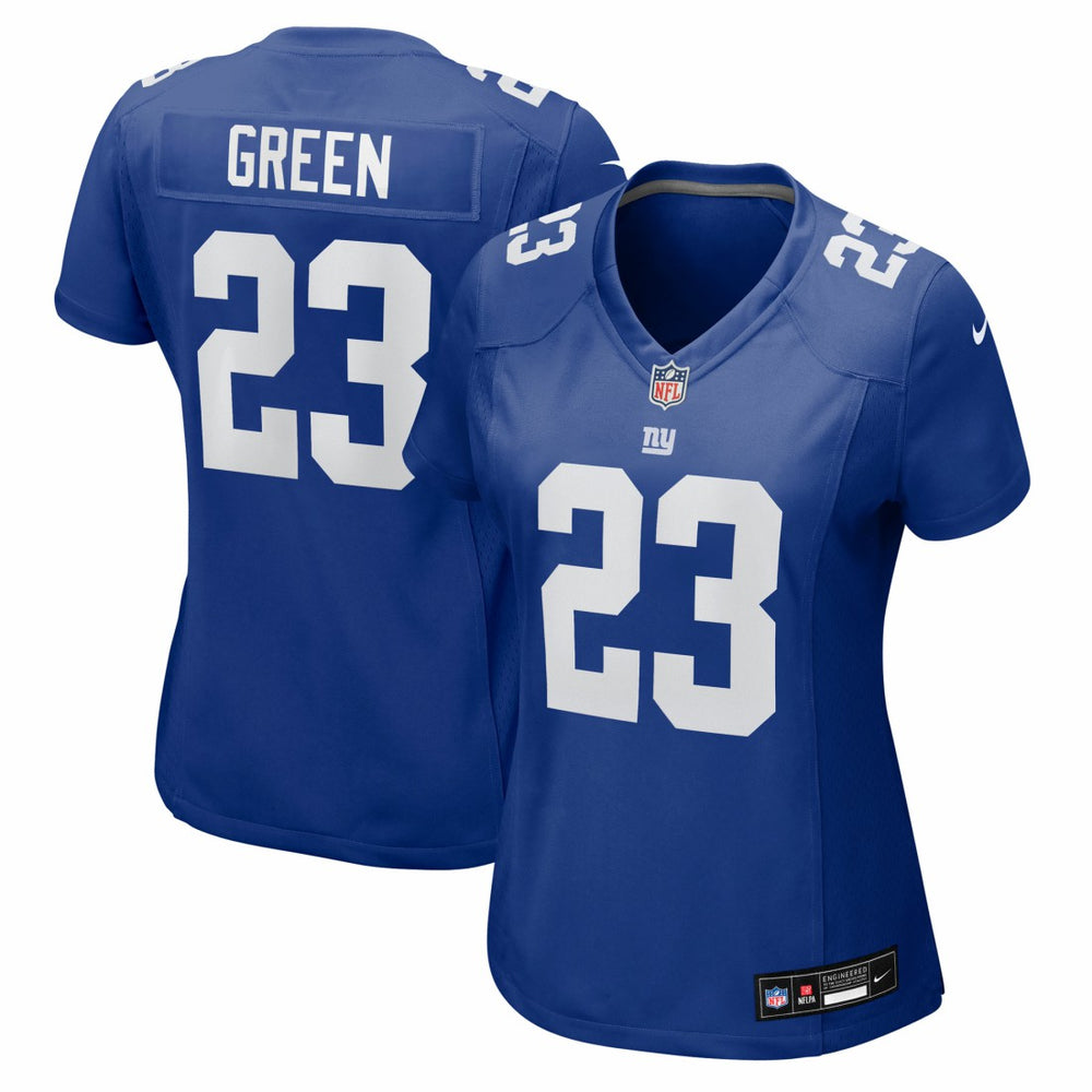 Art Green New York Giants Women's Team Game Jersey - Royal Jerseys