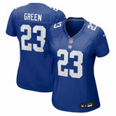 Art Green New York Giants Women's Team Game Jersey - Royal Jerseys