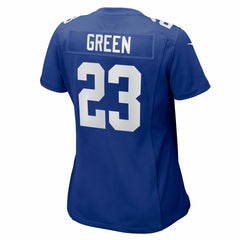 Art Green New York Giants Women's Team Game Jersey - Royal Jerseys