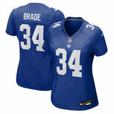 Beau Brade New York Giants Women's Team Game Jersey - Royal Jerseys