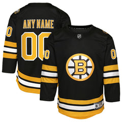 Boston Bruins Youth Home Custom Premier Jersey - Black | US 203453362