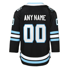 Utah Mammoth Youth Home Premier Custom Jersey - Black | US 203453364