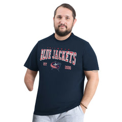Columbus Blue Jackets G-III Sports by Carl Banks Adaptive Classic Team Graphic T-Shirt - Navy | US 203456419